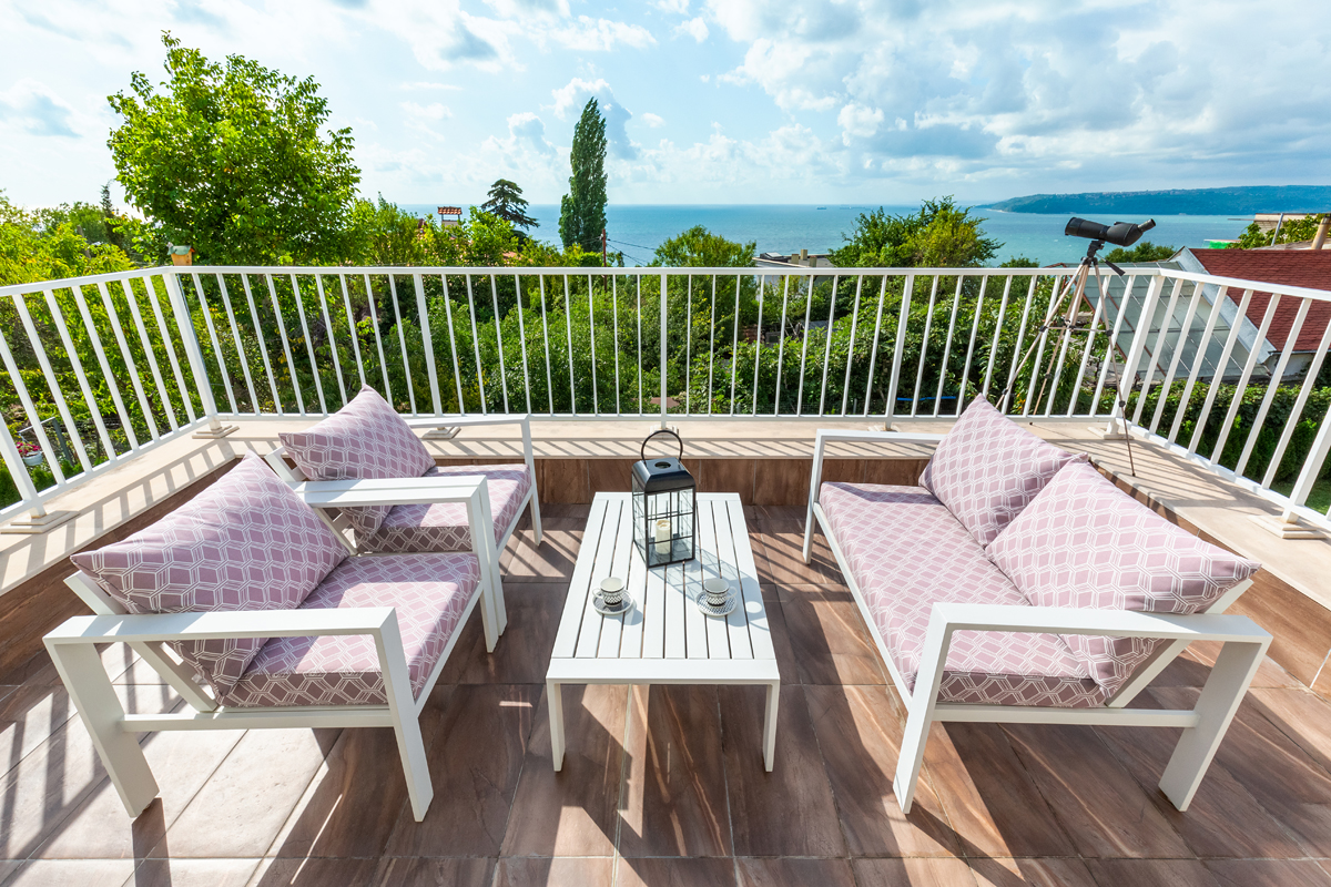 Small house by the sea